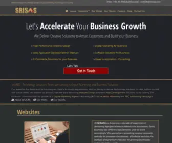 Srisaas.com(Best Web Design Company in Hyderabad) Screenshot