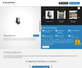 Srisaiautomation.co.in(Sri Sai Automation) Screenshot