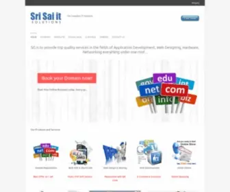 Srisaiitsolutions.com(Sri Sai It Solutions) Screenshot