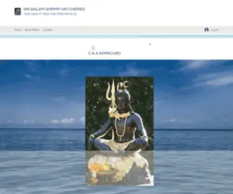 Srisailamshrimphatcheries.com(QUALITY VANNAMEI SEED AND FEED) Screenshot