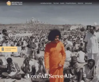 Srisathyasai.org.in(Sri Sathya Sai Central Trust) Screenshot