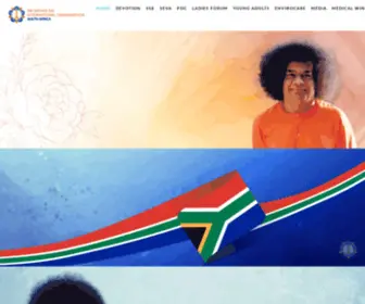 Srisathyasai.org.za(Sri Sathya Sai International Organisation South Africa) Screenshot