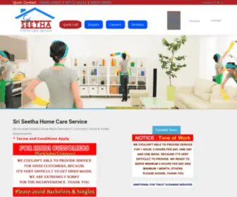 Sriseethahomecare.com(House Maids in Chennai) Screenshot