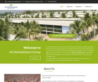 Sriselvalakshmi.com(Namakkal Egg Suppliers) Screenshot