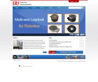 Srisensor.com(Six-axis force sensor) Screenshot