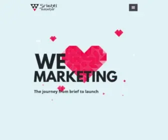 Srishtisanchar.com(Advertising agency in India) Screenshot