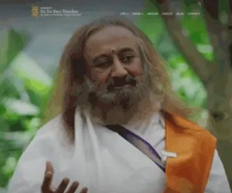 SriSri.org(Gurudev Sri Sri Ravi Shankar) Screenshot