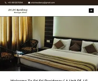 Srisriresidency.in(Sri Sri Residency ( A Unit Of J S Associates) Ghaziabad) Screenshot