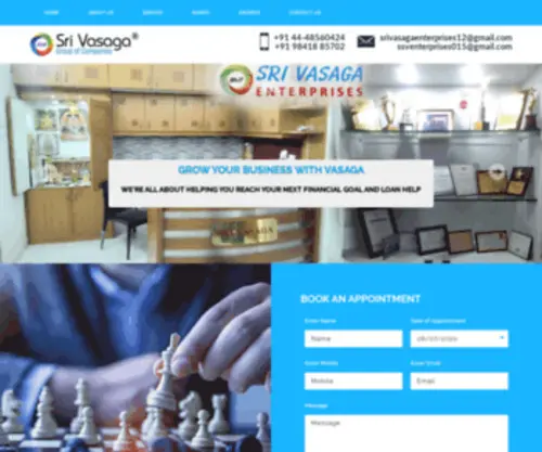 Srivasaga.com(Srivasaga) Screenshot