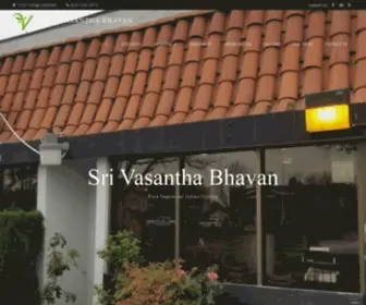 Srivasanthabhavan.com(Sri Vasantha Bhavan) Screenshot