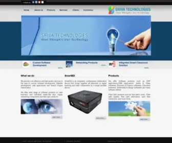 Srivatech.com(Custom Application Development) Screenshot