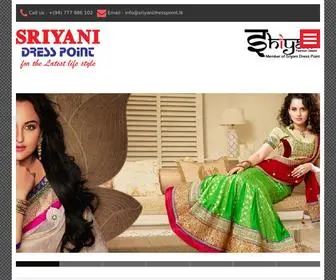 Sriyanidresspoint.lk(Sriyani Dress Point Big Fashion Stores in Sri Lanka) Screenshot