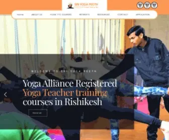 Sriyogapeeth.com(Sri Yoga Peeth) Screenshot