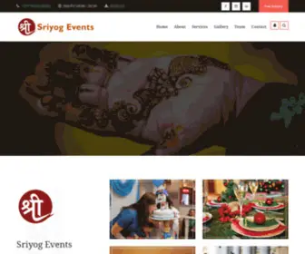 Sriyogevents.com.np(Sriyog Events) Screenshot