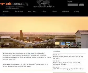 SRK.co.za(Mining Consultants) Screenshot