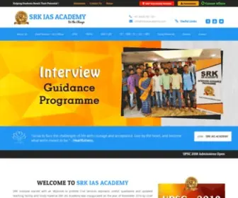 Srkiasacademy.com(IAS Academy in Chennai) Screenshot