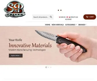 SRknivesandswords.com(S & R Knives) Screenshot