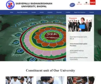 Srku.edu.in(Srk university) Screenshot