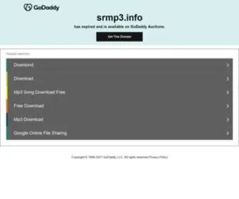 SRMP3.info(SRmp3 portal music section center in india) Screenshot