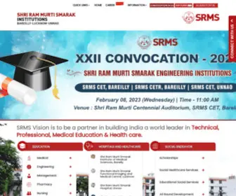 SRMS.ac.in(SRMS vision) Screenshot