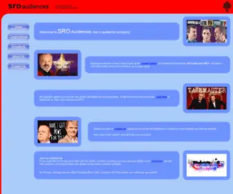 Sroaudiences.com(The tv audience company) Screenshot