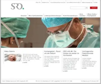 Sro.ch(Hier finden Sie die wichtigsten Informationen zum Spital Langenthal) Screenshot