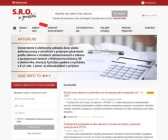 SrovPraxi.sk(SRO v praxi) Screenshot