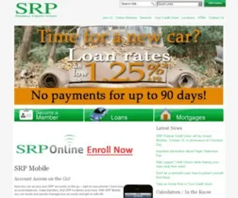 SRPfcuonline.org(SRP Federal Credit Union) Screenshot