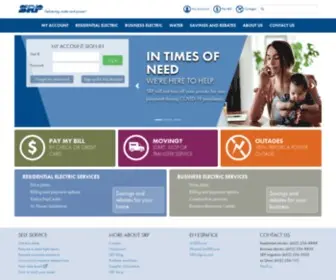 SRpnet.com(Arizona electric power and water utility company) Screenshot
