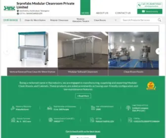 SRprefabs.in(Srprefabs Modular Cleanroom Private Limited) Screenshot
