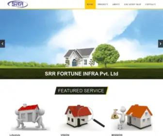 SRrfortuneinfra.com(Free Responsive Html5 Css3 Templates) Screenshot