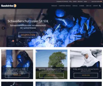 Srsafety.de(Sundström safety de) Screenshot