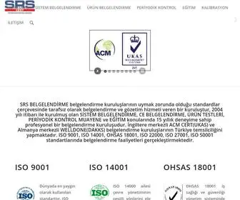 SRscert.com(SRS Belgelendirme) Screenshot