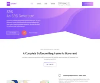 SRScreator.com(SRS CREATOR) Screenshot