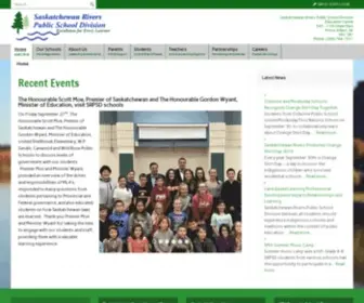 SRSD119.ca(Saskatchewan Rivers Public School Division No.119) Screenshot