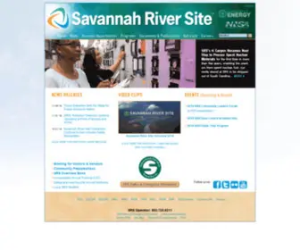 SRS.gov(Savannah river site) Screenshot