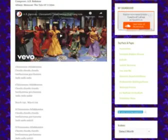 SRsmusiq.com(A Complete Journey Through Music) Screenshot