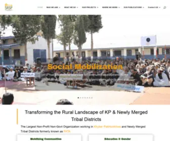 SRSP.org.pk(Sarhad Rural Support Programme (SRSP)) Screenshot