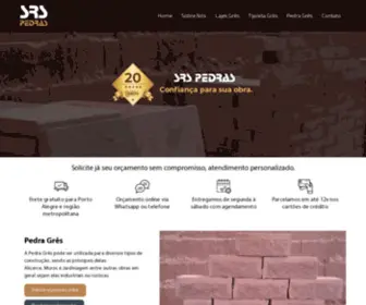 SRspedras.com.br(Pedra Grês) Screenshot