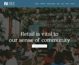 SRsre.com(Retail & Commercial Real Estate Services) Screenshot