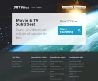 SRtfiles.com(Movie/TV Subtitles Search) Screenshot