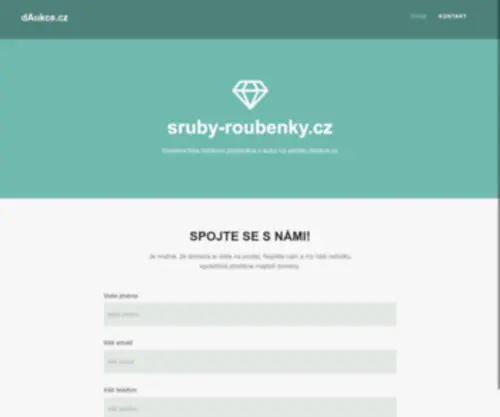 Sruby-Roubenky.cz(Doména z aukce) Screenshot
