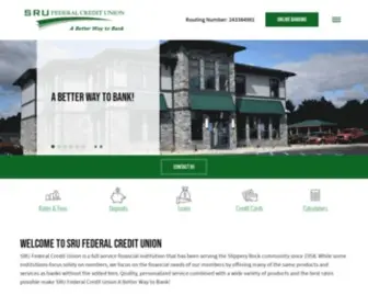 Srufcu.org(A Better Way to Bank) Screenshot