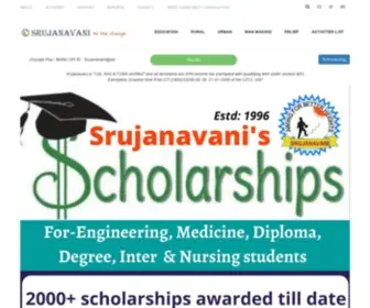 Srujanavani.org(NGO) Screenshot