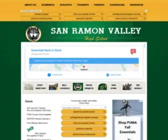 SRVHS.net(San Ramon Valley High School) Screenshot