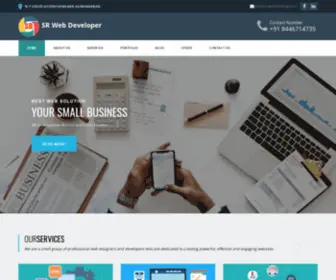 Srwebdeveloper.in(Aurangabad Web designing and developement) Screenshot