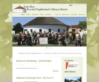 Srwestend.com(Santa Rosa West End Neighborhood and Historic District Santa Rosa West End Neighborhood and Historic District) Screenshot
