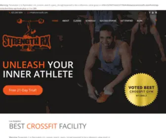 SRXcrossfit.com(StrengthRx CrossFit) Screenshot