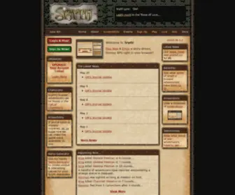 SRYTH.com(Browser-based fantasy text RPG) Screenshot