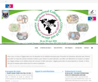 SS-Cad.org(Société Savante Cheikh Anta Diop) Screenshot